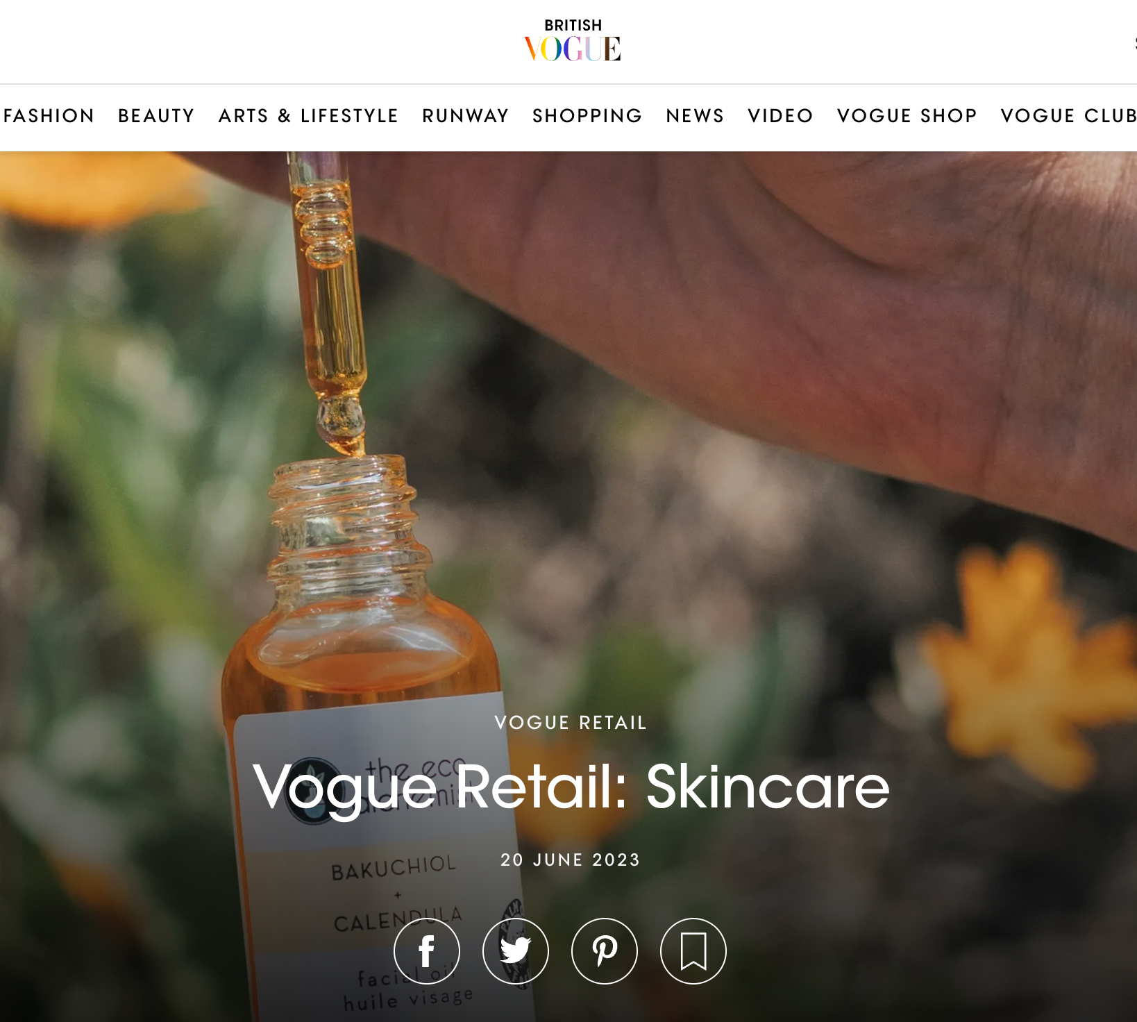 The Eco Alchemist - Bakuchiol + Calendula Facial Oil: 30ml