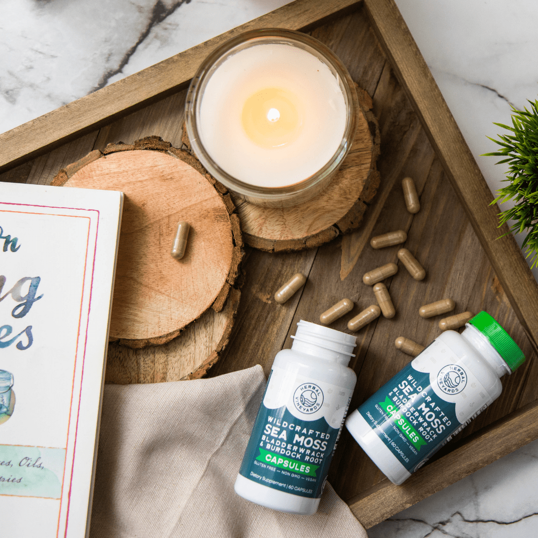 Herbal Vineyards - SEA MOSS, BLADDERWRACK & BURDOCK ROOT CAPSULES