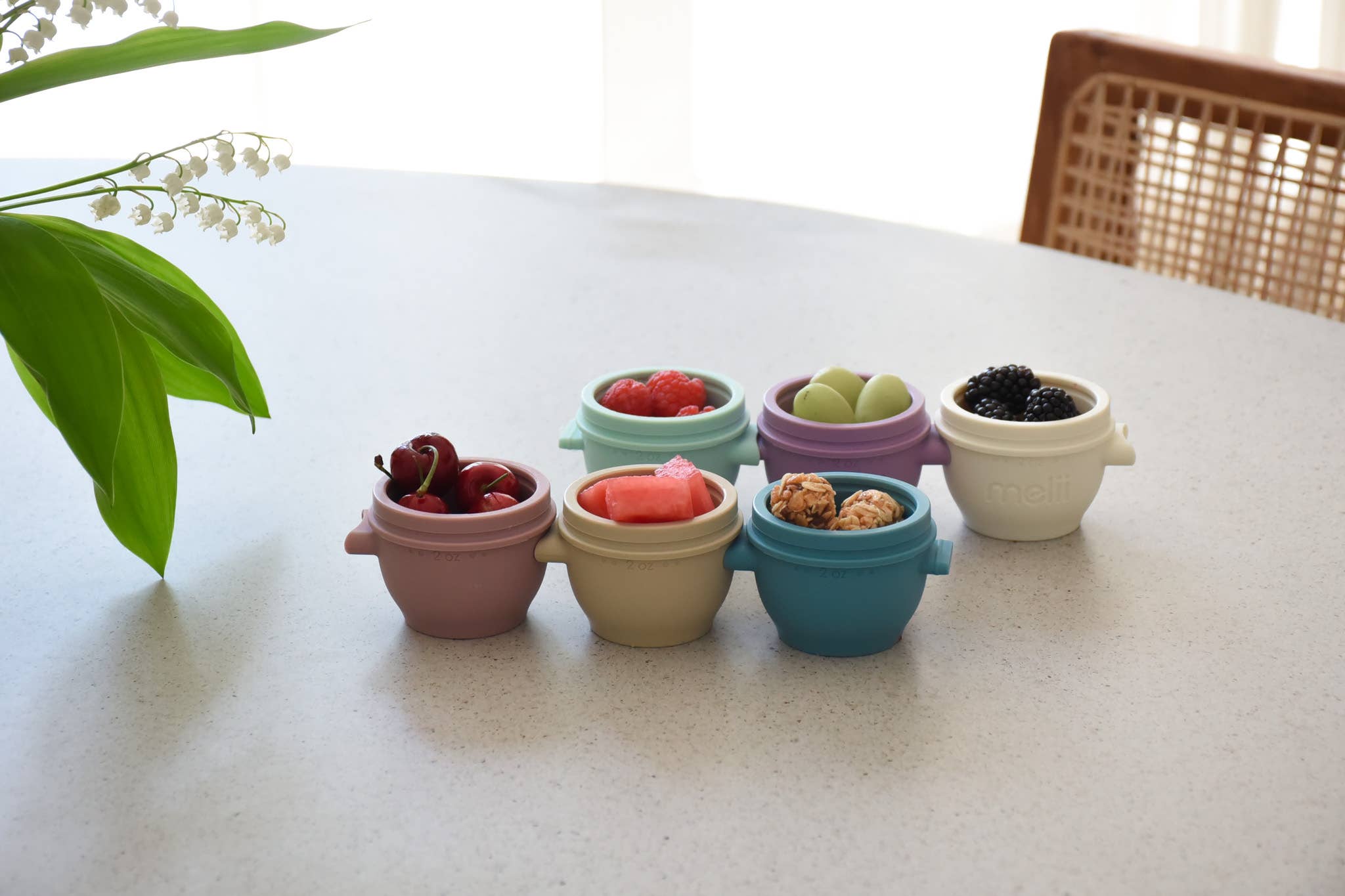 melii - Luxe Silicone Snap & Go Pods : 4oz 4pack