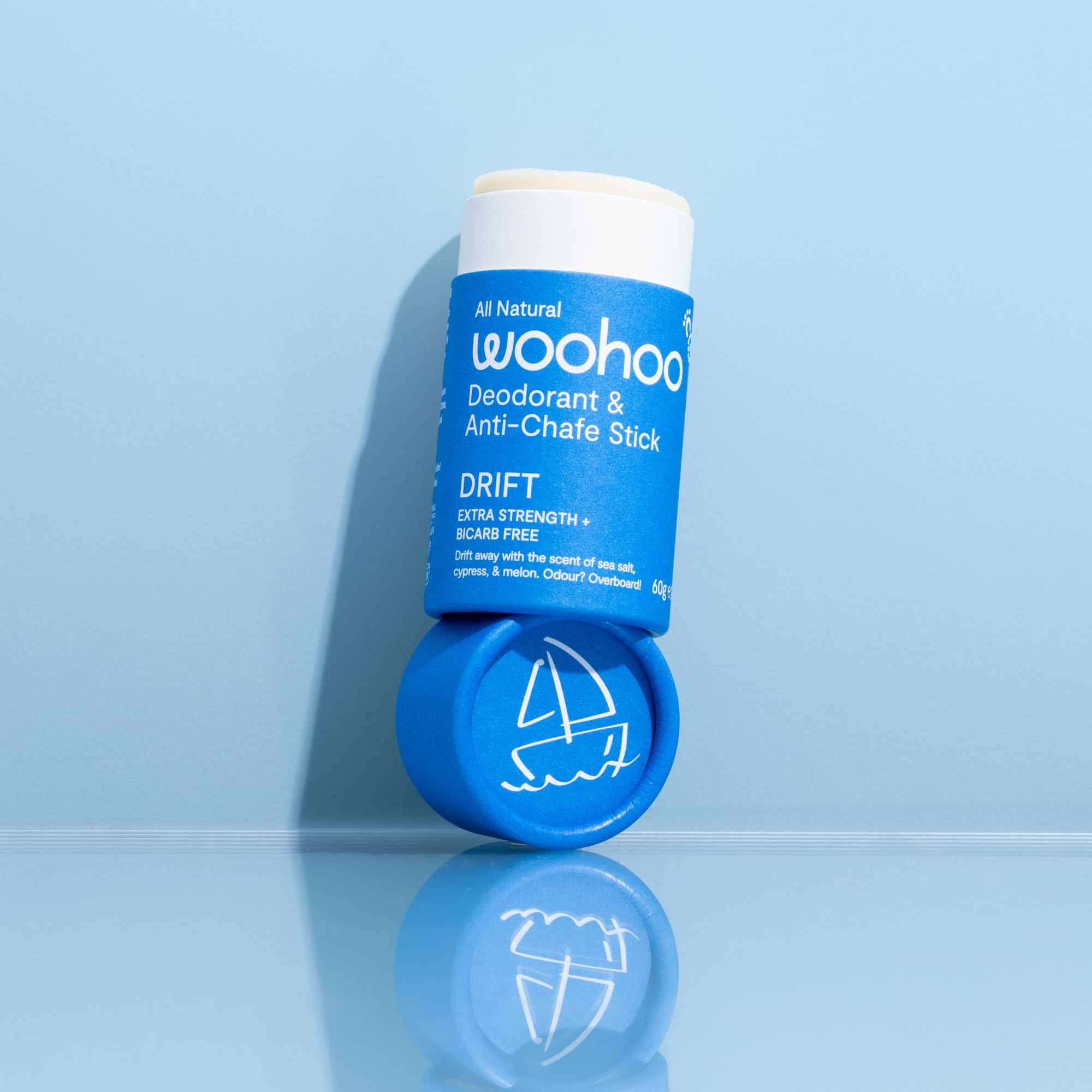 Woohoo Body - Woohoo Natural Deodorant & Anti-Chafe Stick (Drift) 60g