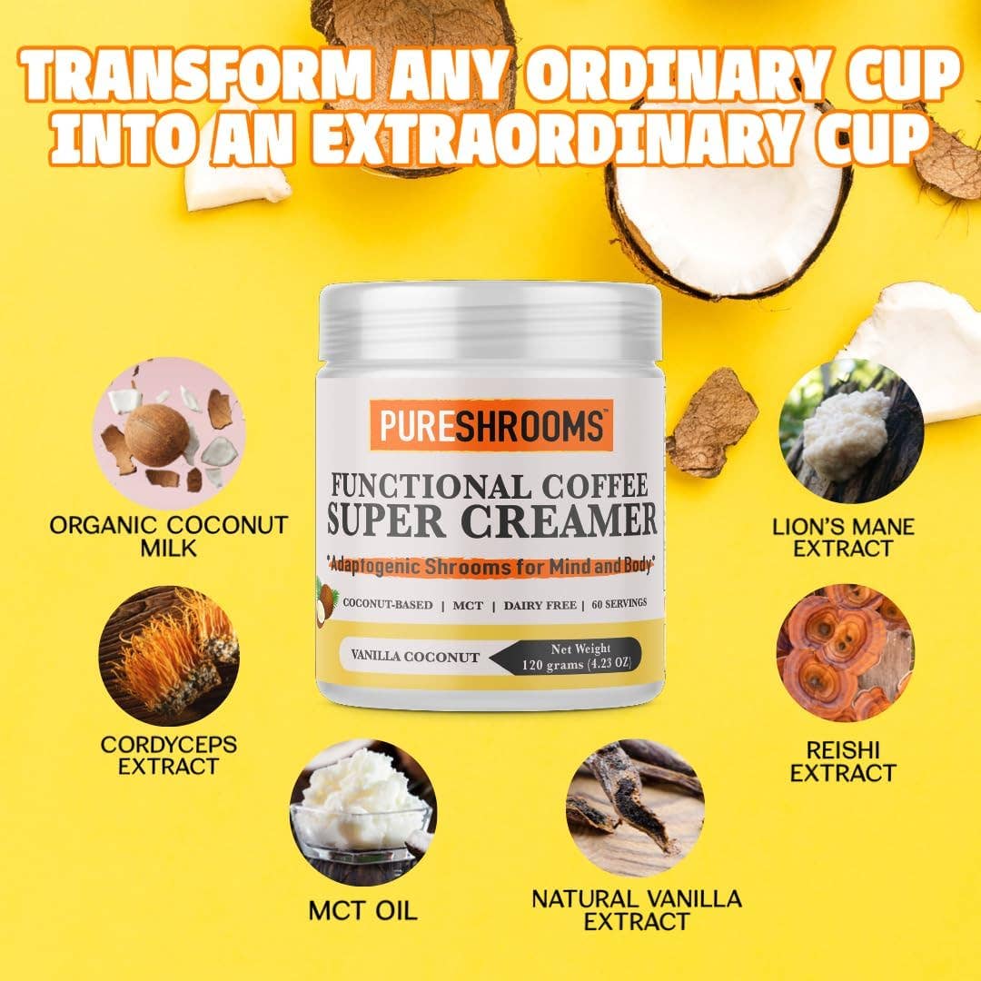 PureShrooms Inc. - PureShrooms Functional Super Coffee Creamer (Vanilla)