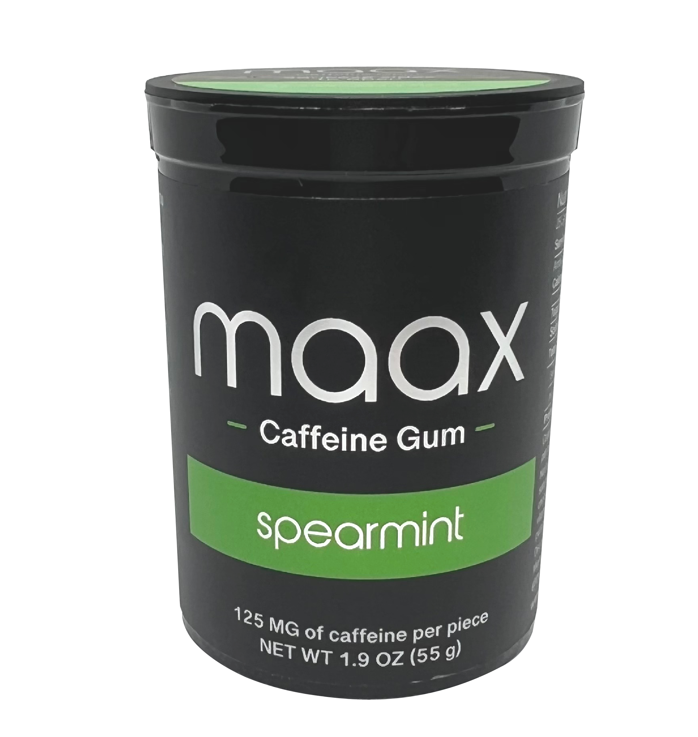 Maax Caffeine Gum | 125mg per piece | 25 pieces per bottle
