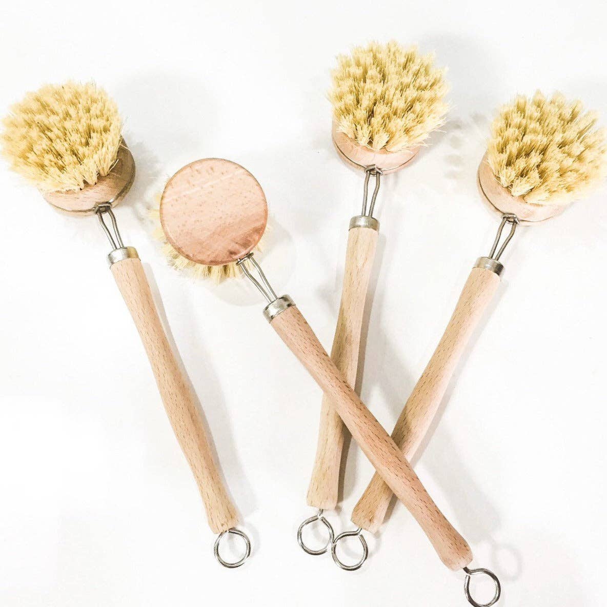 Smile Boutiques - Bamboo Sisal Dish Brush - Zero Waste Kitchen Brush: Sisal Dish Brush