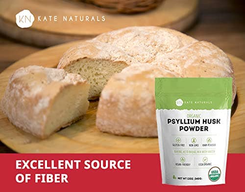 Kate Naturals - Organic Psyllium Husk Powder