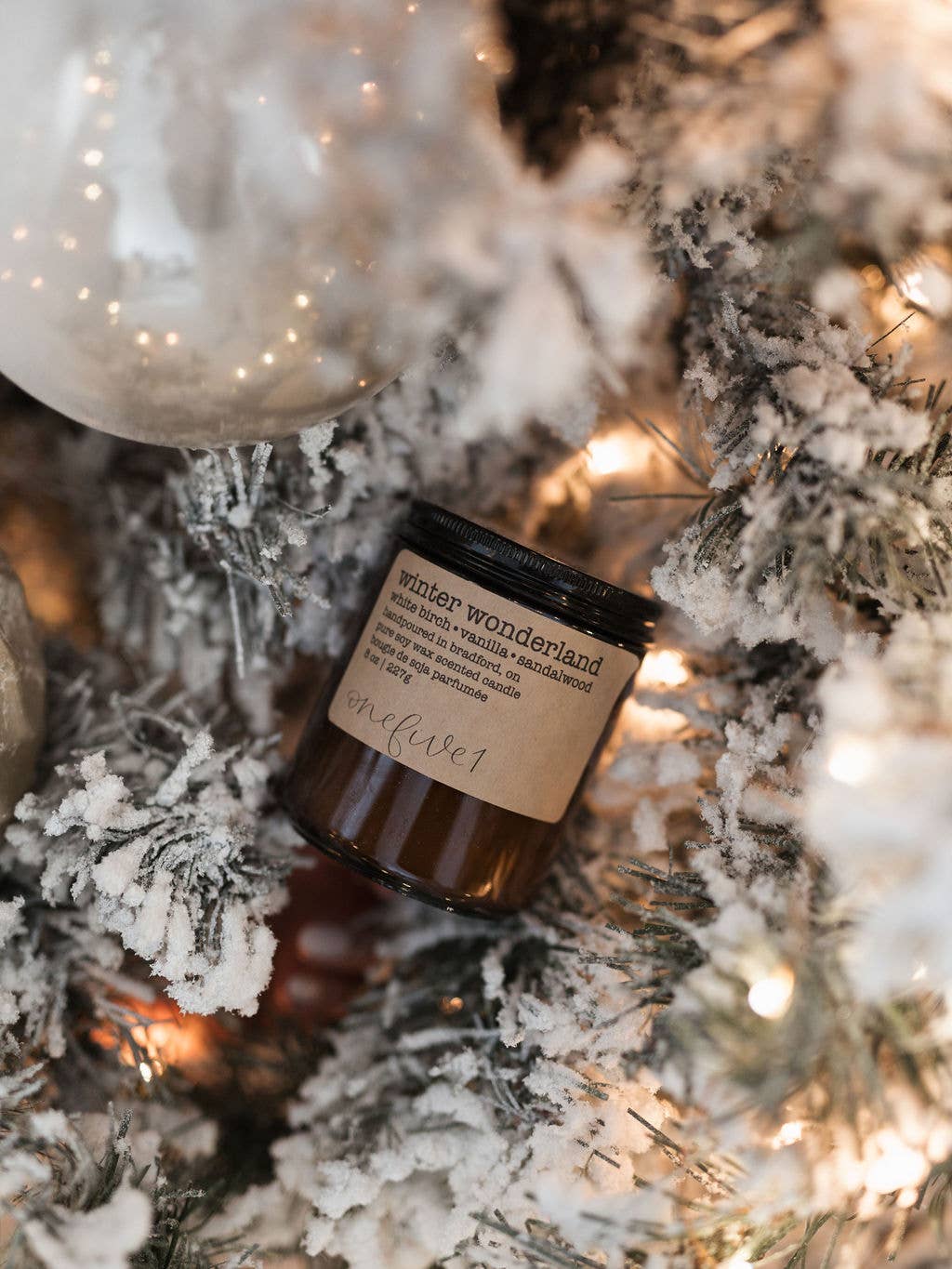 onefive1 - Winter holiday candles- soy wax : Tree farm