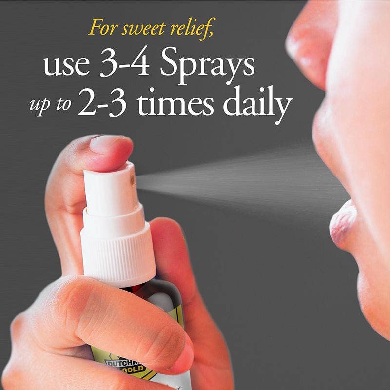 Dutchman's Gold - Propolis Throat Spray - Honey & Propolis: 30ml