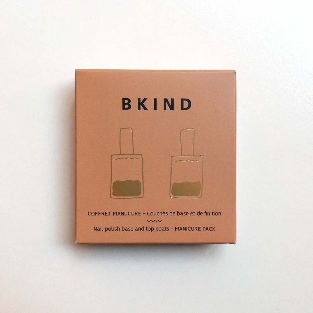 BKIND - Manicure Pack - Nail Polish Duo - Base and top coats