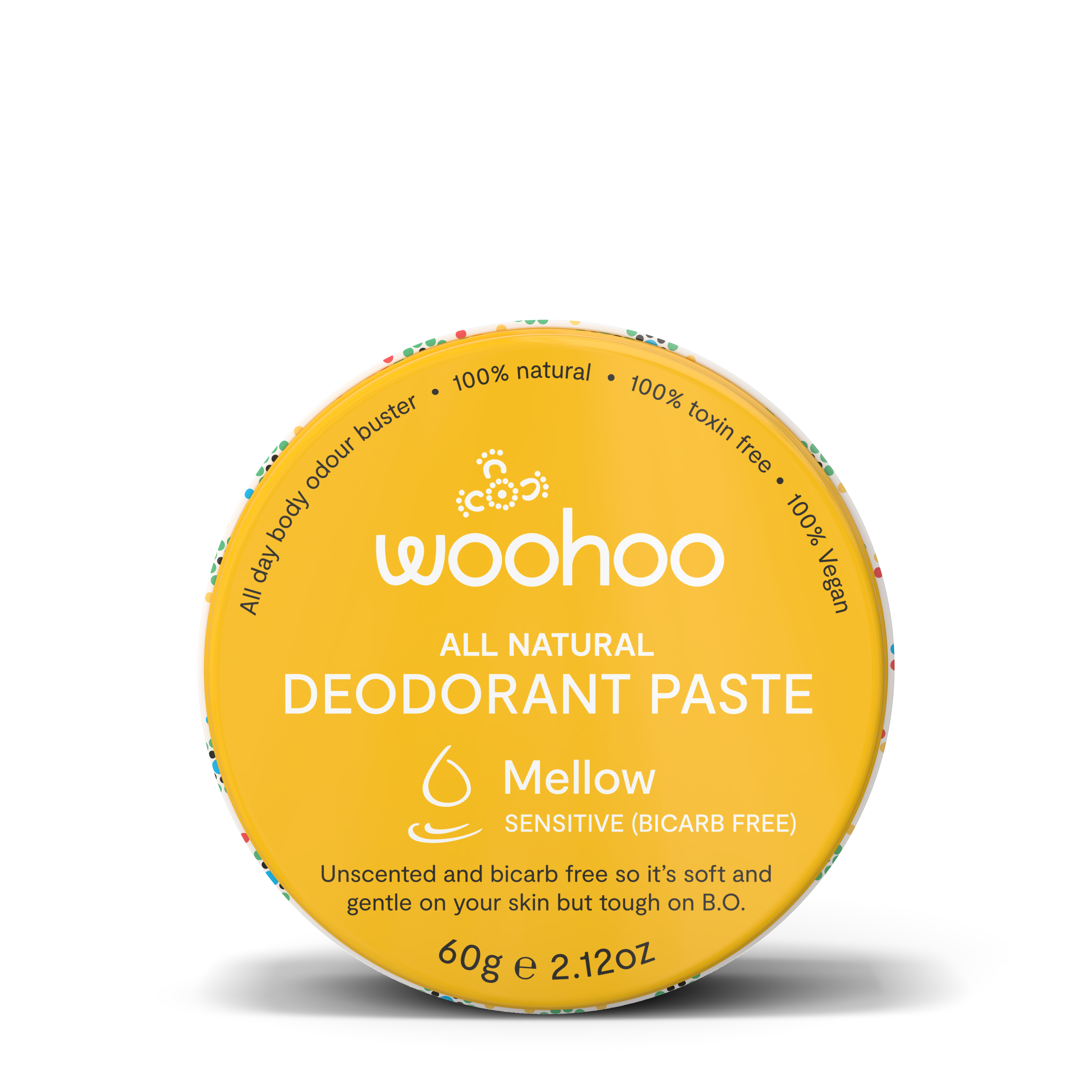 Woohoo Body - Woohoo All Natural Deodorant Paste (Mellow) 60g
