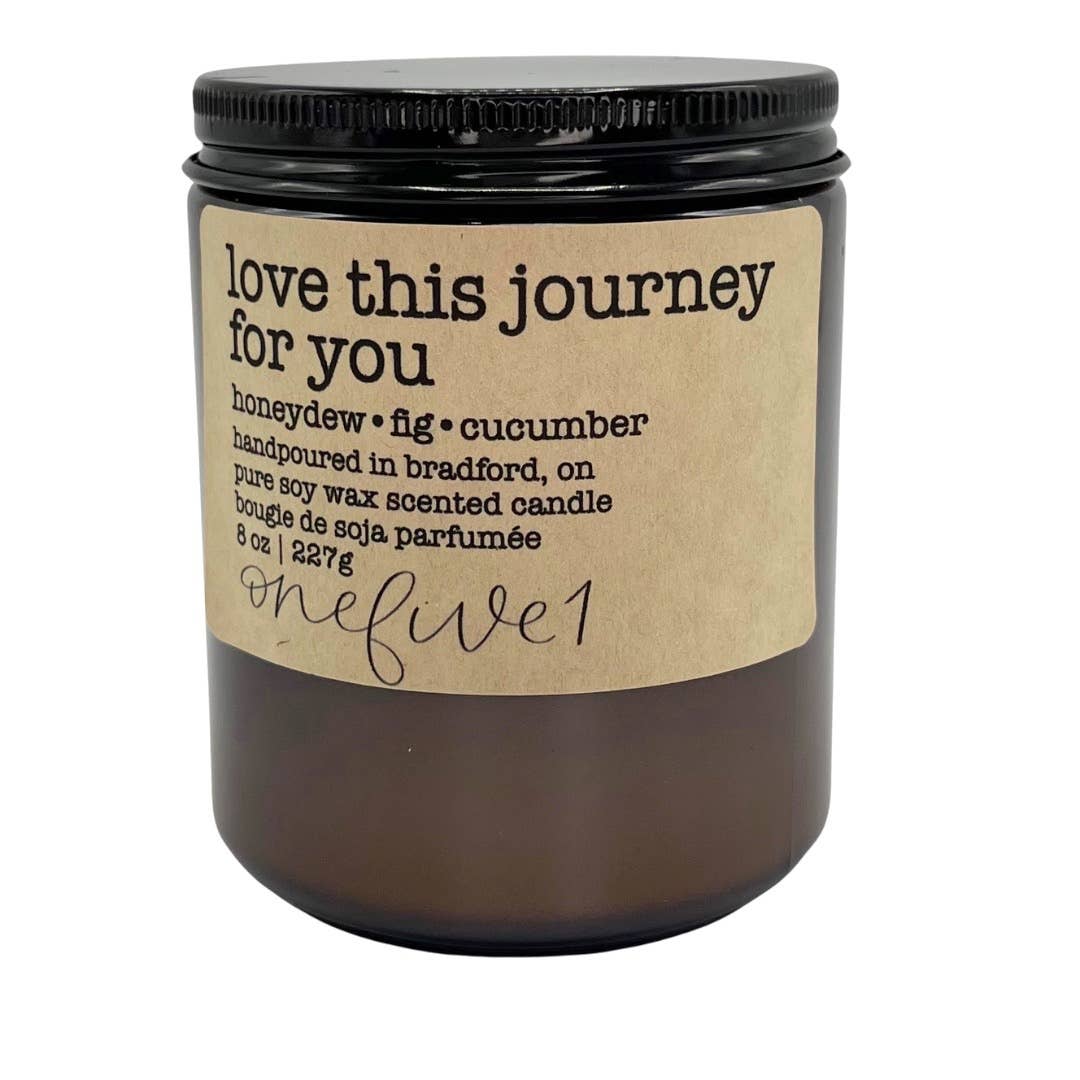 onefive1 - Love this journey for you- soy wax candle MILESTONE MOMENTS