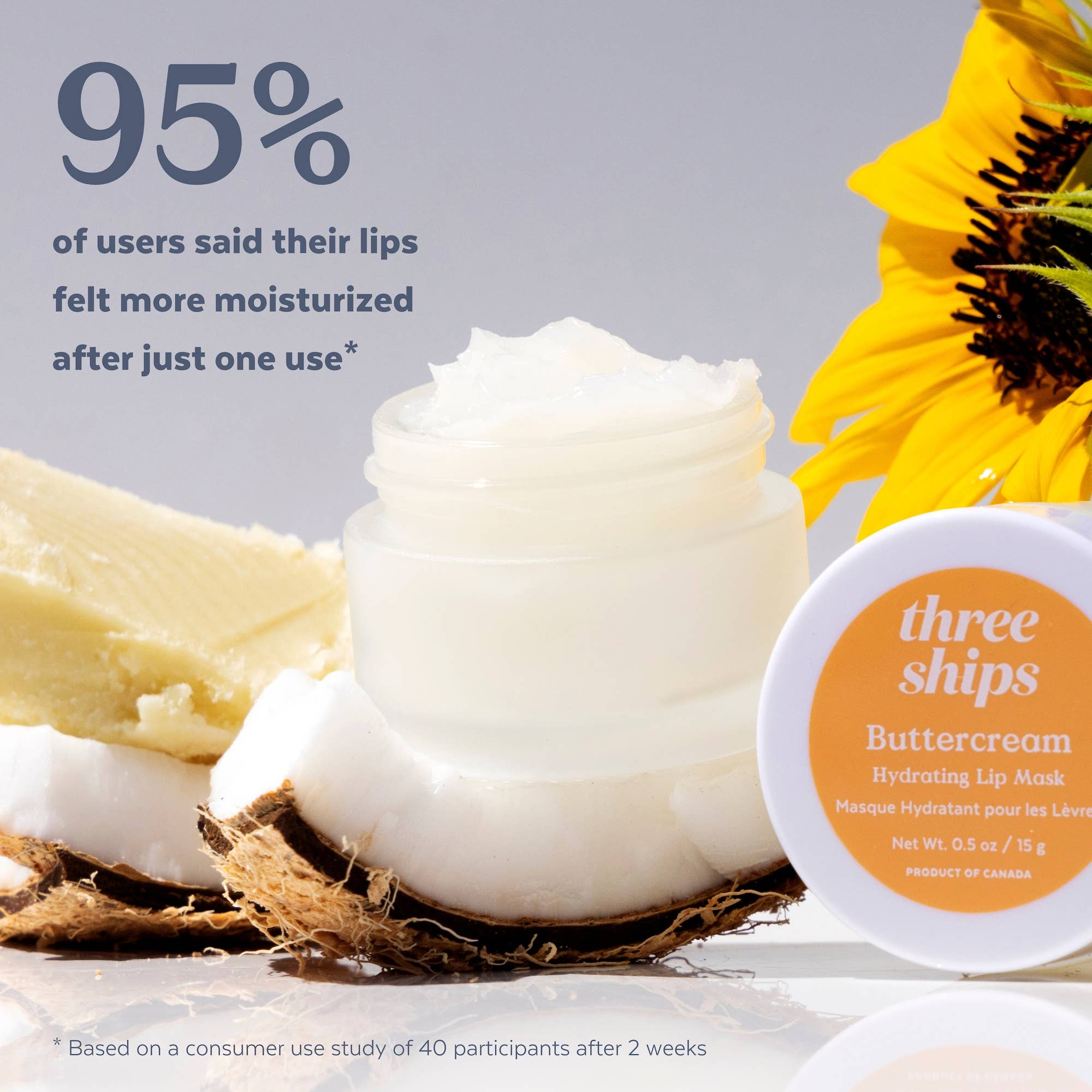 Three Ships - Buttercream Hydrating Lip Mask (15g)