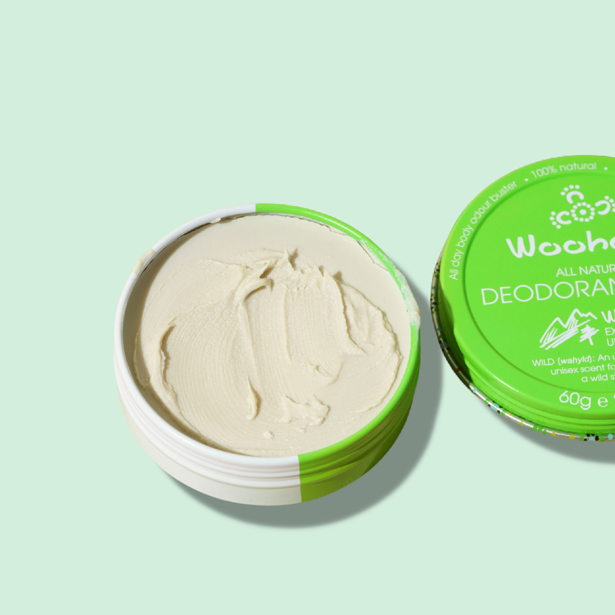 Woohoo Body - Woohoo All Natural Deodorant Paste (Wild) 60g