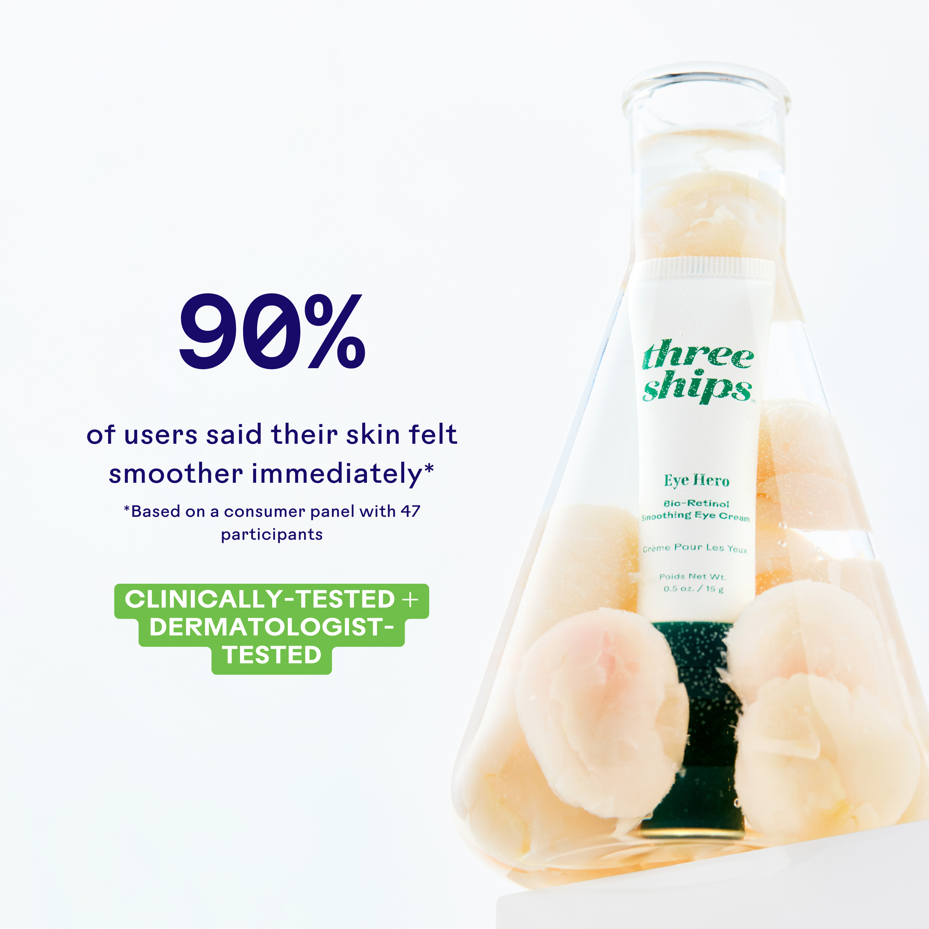 Three Ships - EyeHero™ Bio-Retinol Smoothing Eye Cream