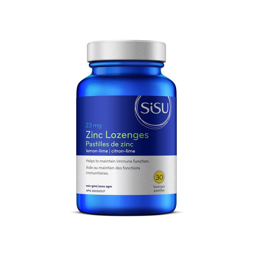 SISU Zinc Lozenges Lemon Lime