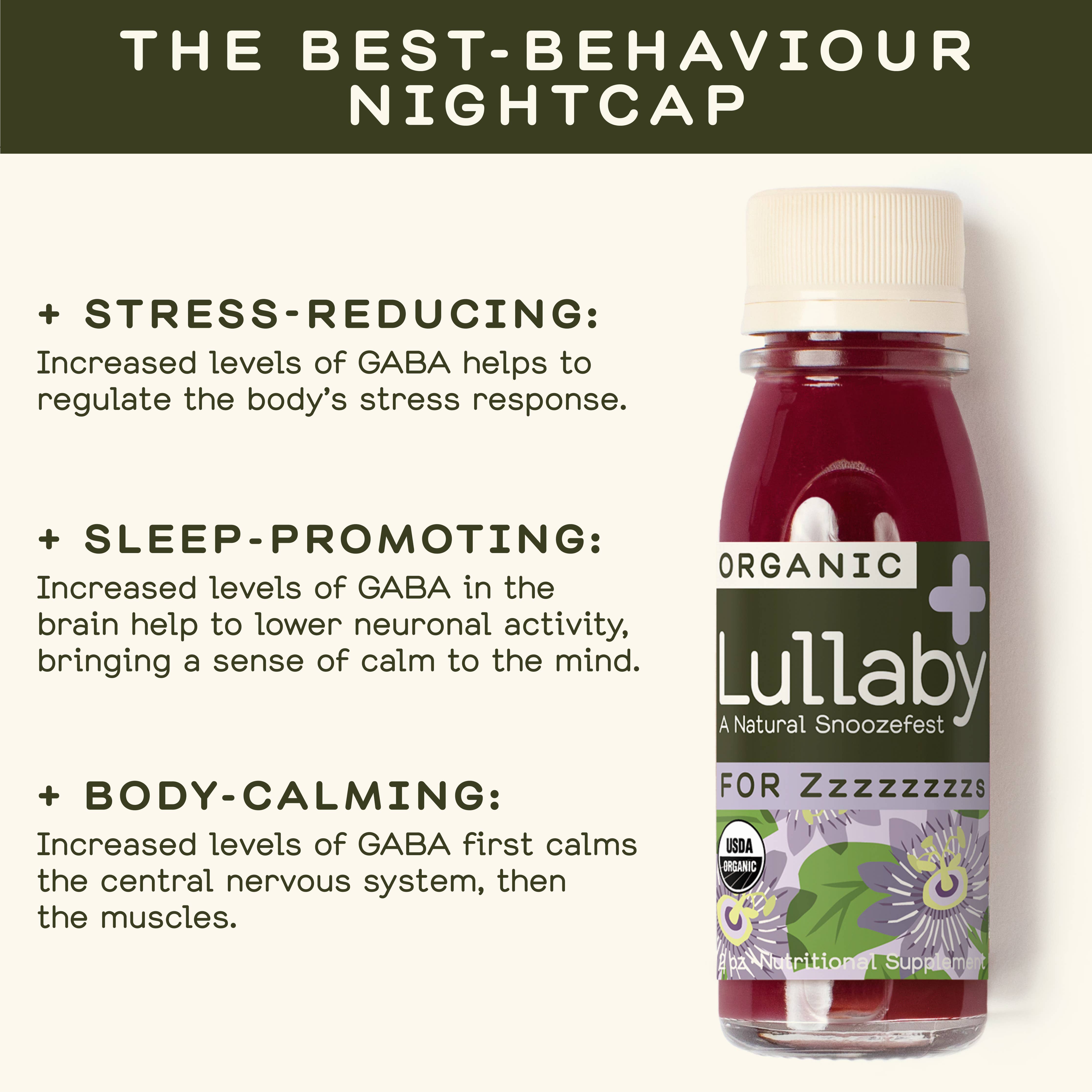 Greenhouse - Greenhouse Lullaby Wellness Shot for Bedtime: Twelve Pack