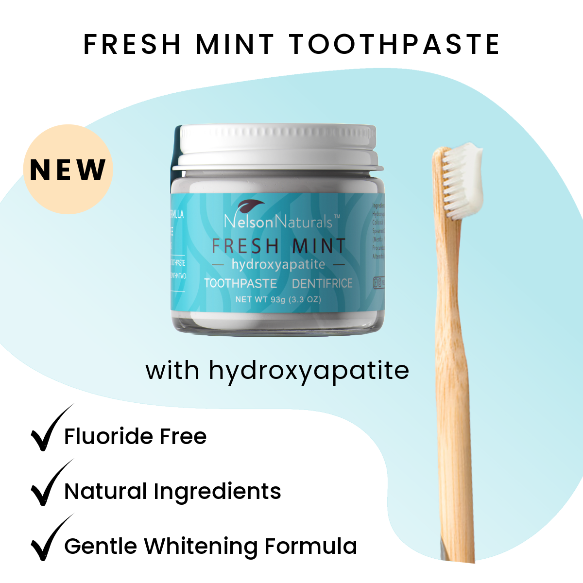 Fresh Mint with Hydroxyapatite Toothpaste 93g