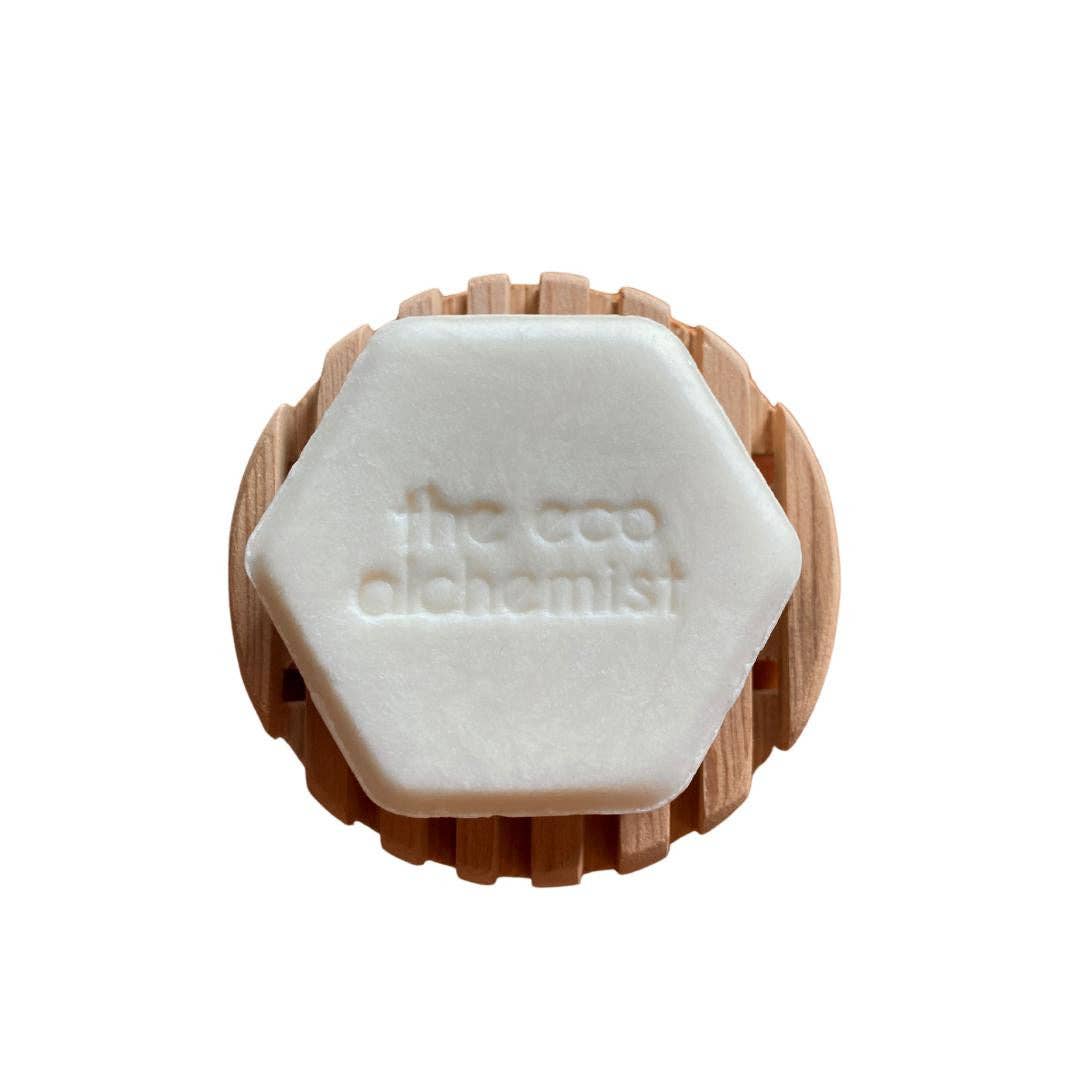 The Eco Alchemist - Reclaimed Wood Soap Dish - Round