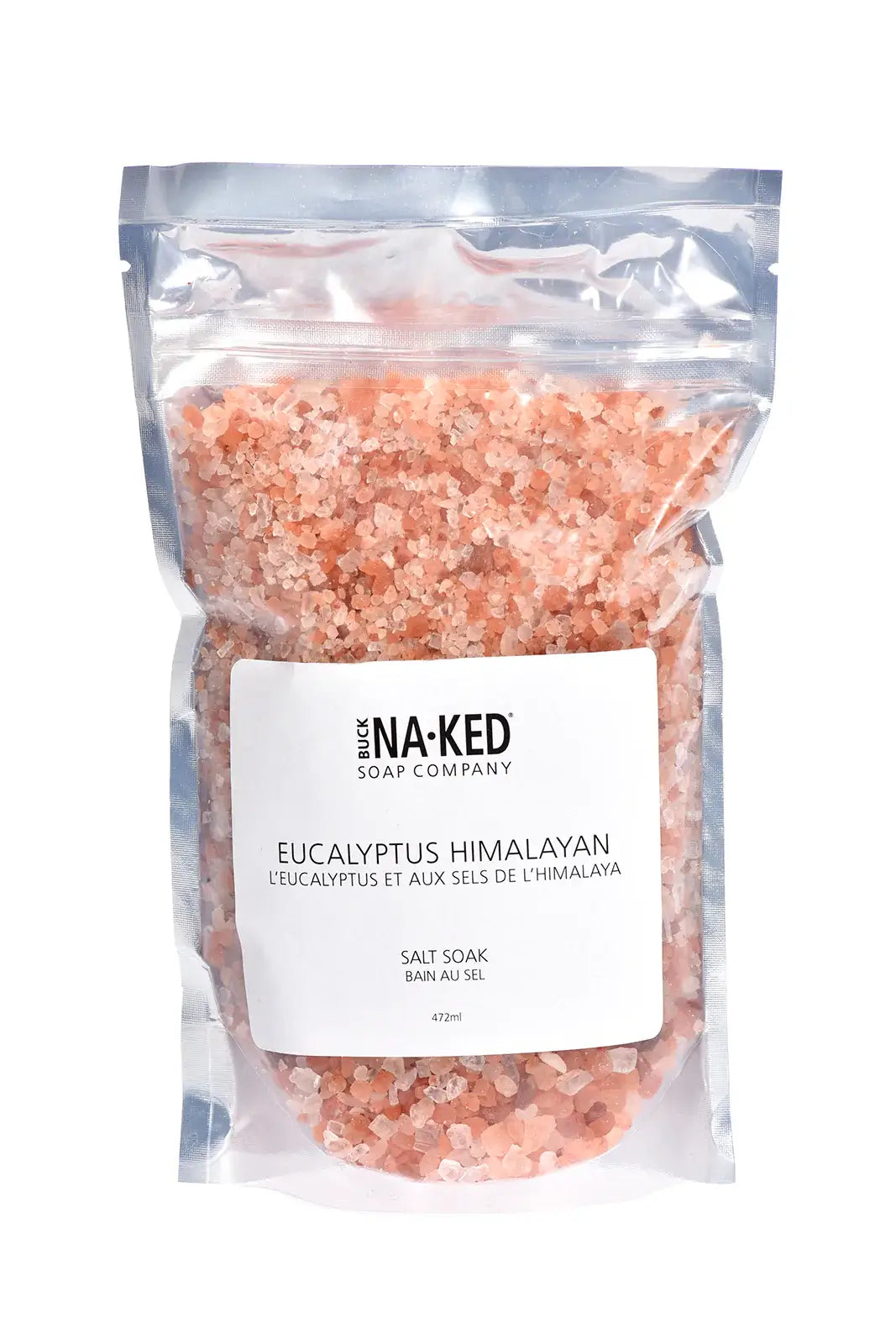 Buck Naked Soap Company - Eucalyptus Himalayan Salt Soak - 472 ml/16 floz