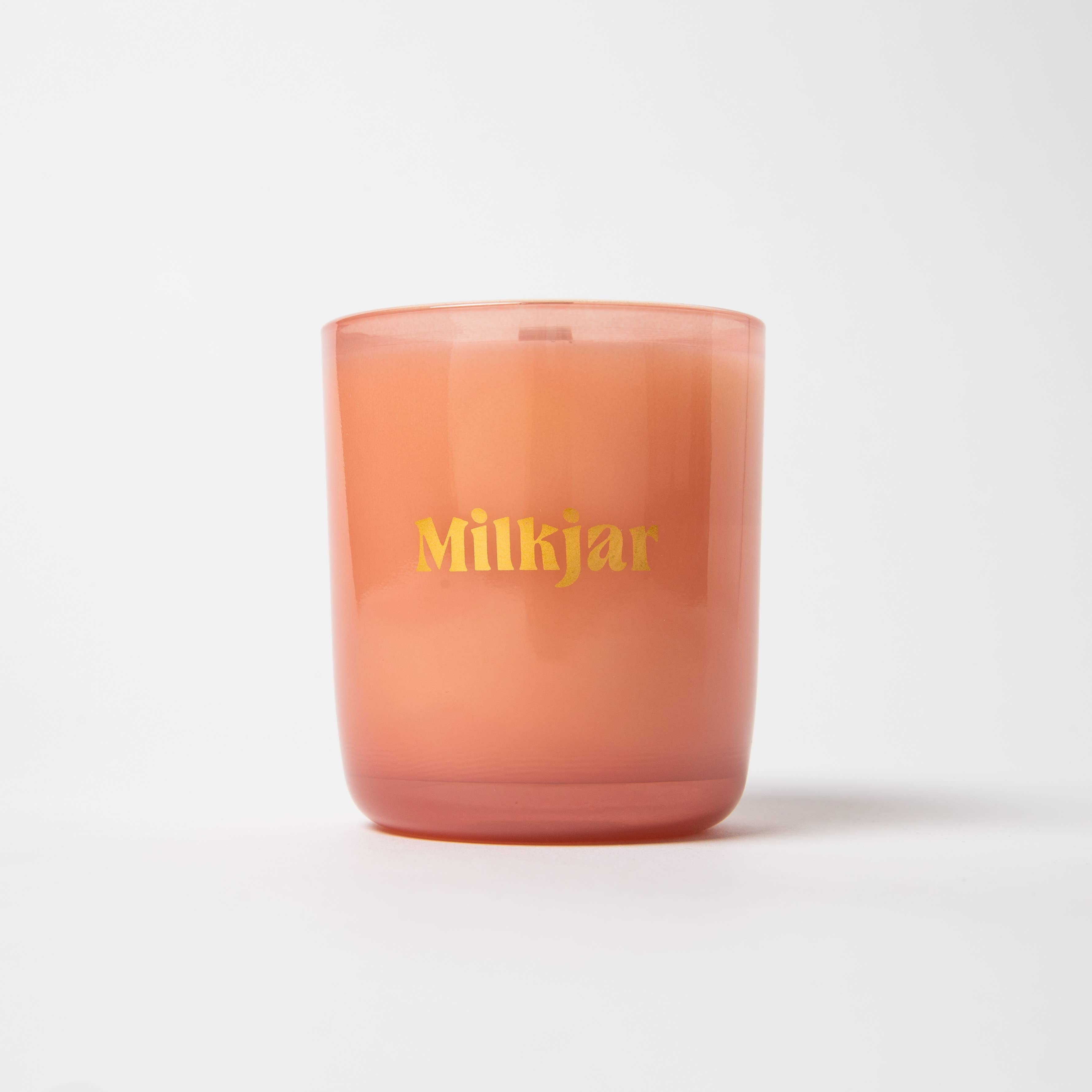 Milk Jar Candle Co. - Wallflower - Tobacco & Peony Coconut Soy Candle