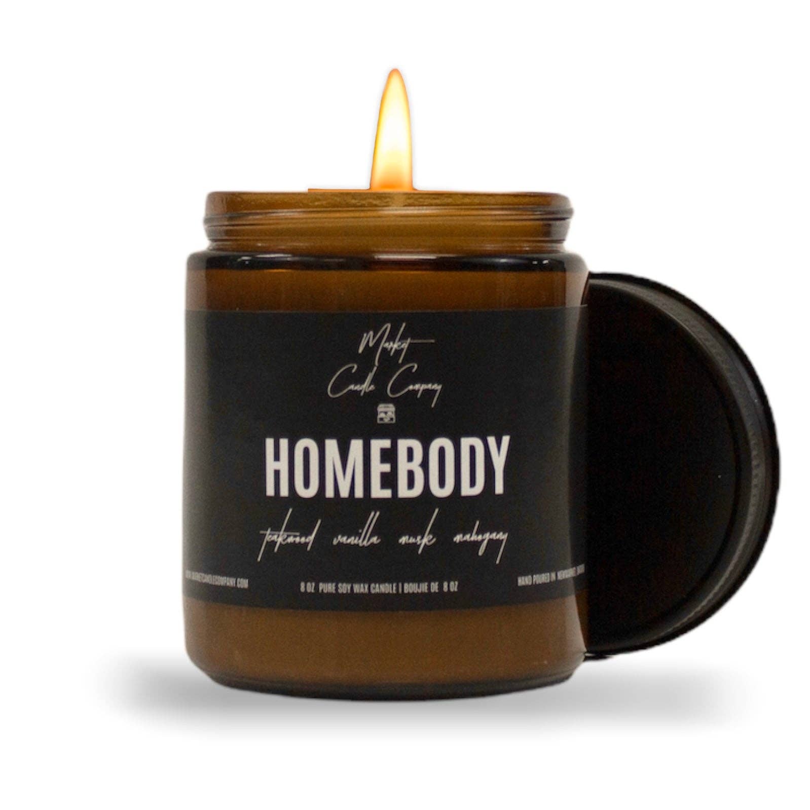 Market Candle Company - HOMEBODY SOY WAX CANDLE: 8 oz Single Wick