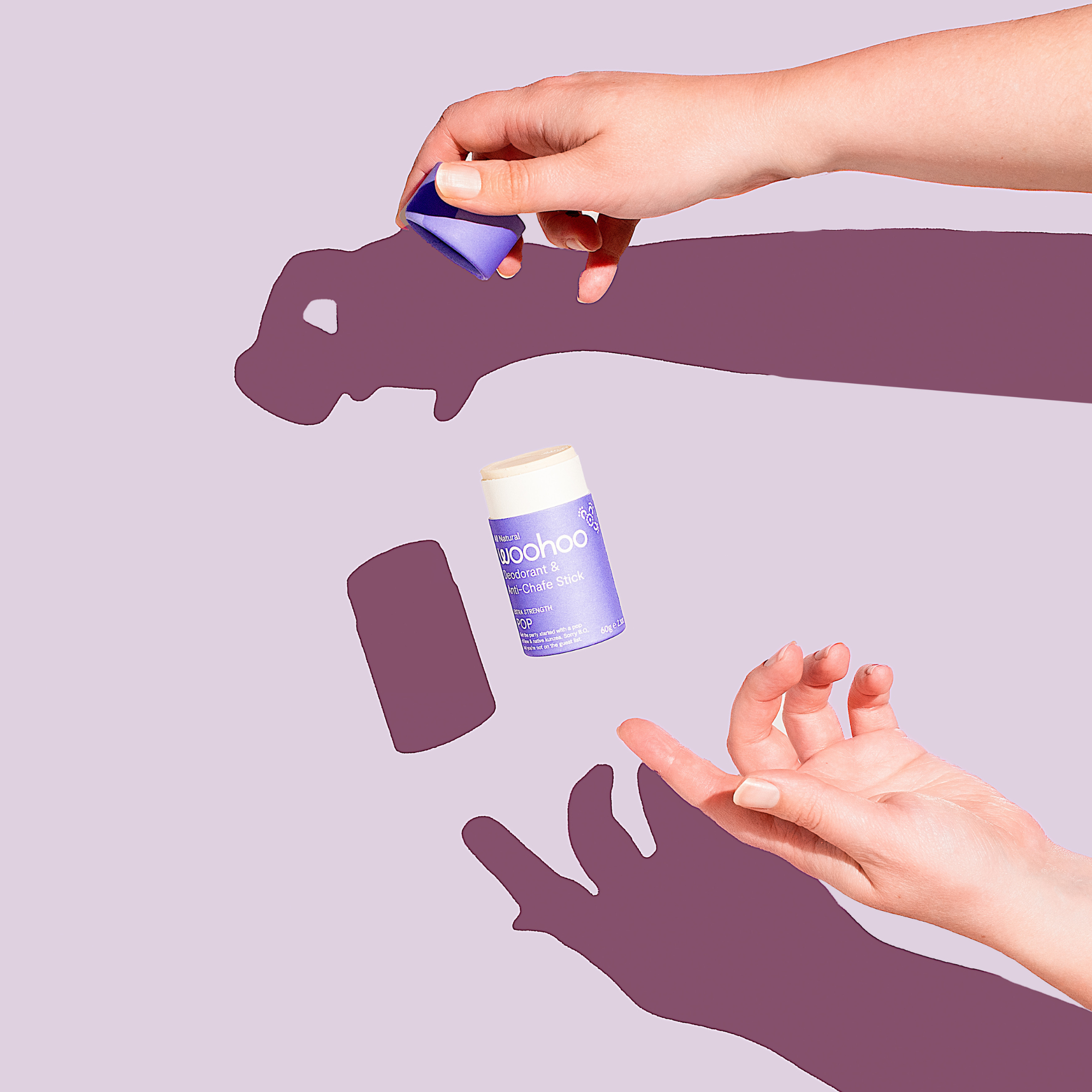 Woohoo Body - Woohoo Deodorant & Anti-Chafe Stick (Pop) 60g