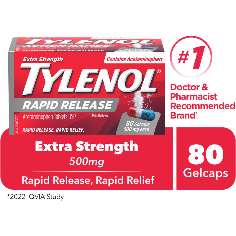 Tylenol - Extra Strength Pain Relief Acetaminophen 500mg