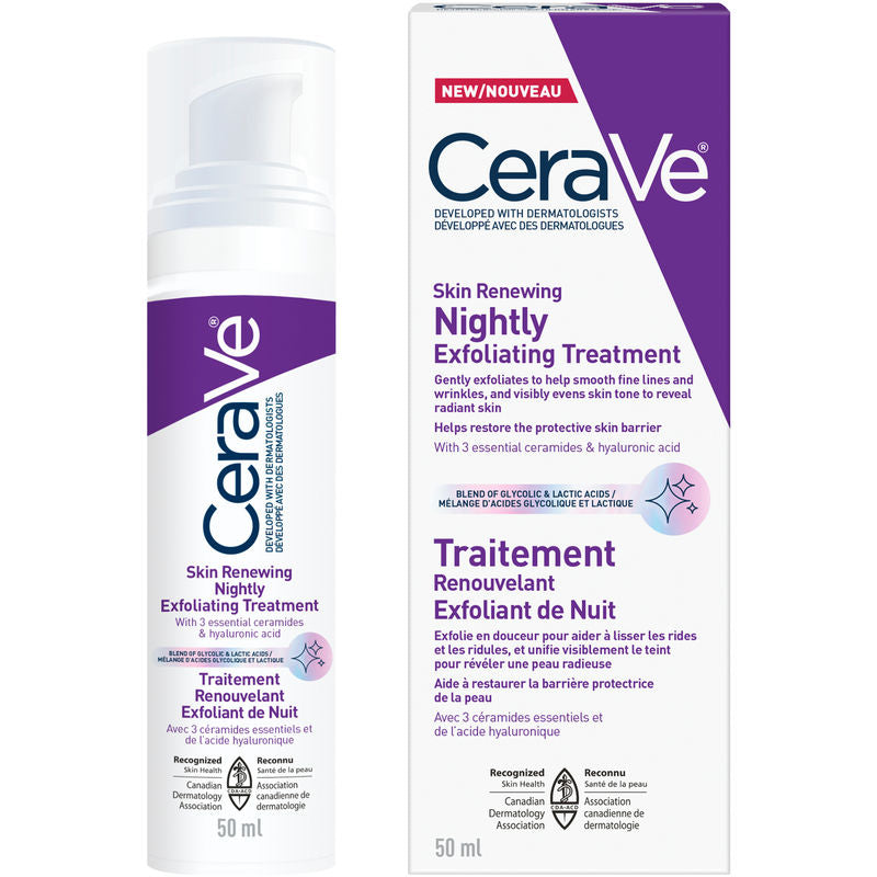 CeraVe Skin Renewing Nightly Exfoliating Treatment - 50ml