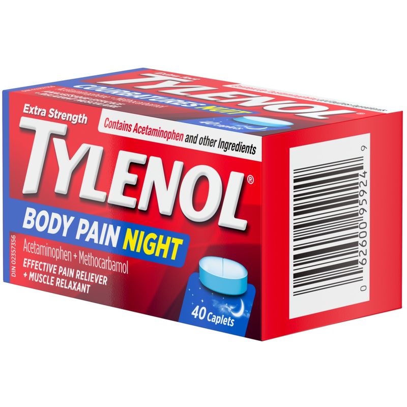 Tylenol - Extra Strength Body Pain Night & Muscle Relaxant