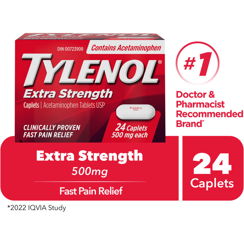 Tylenol - Extra Strength Pain Relief Acetaminophen 500mg