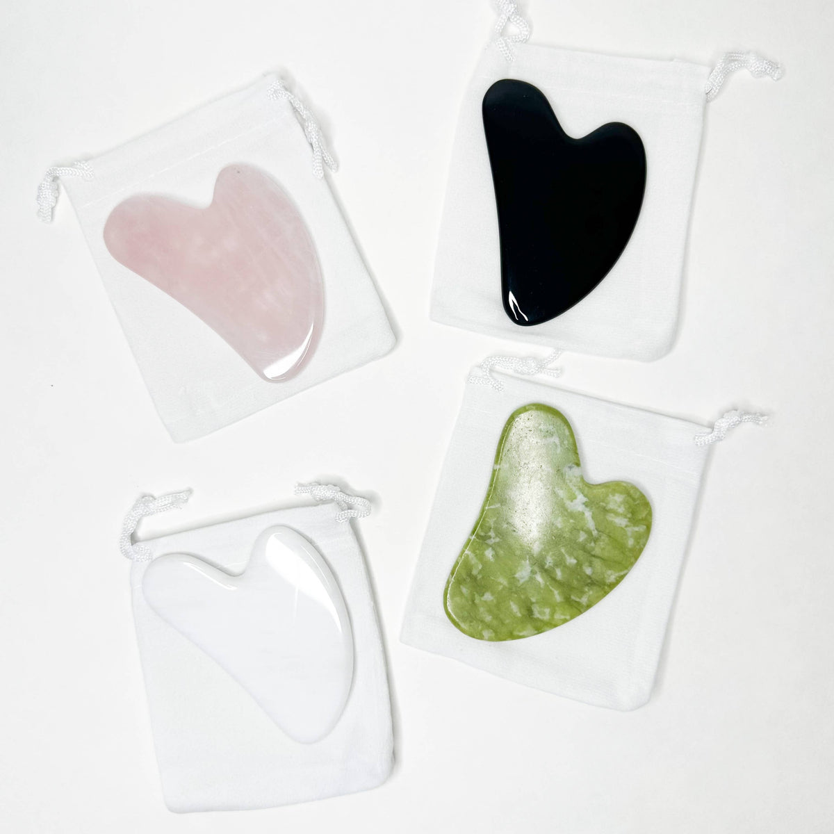 Smile Boutiques - Natural Gua Sha Stone - Facial Massager Stone: Amethyst