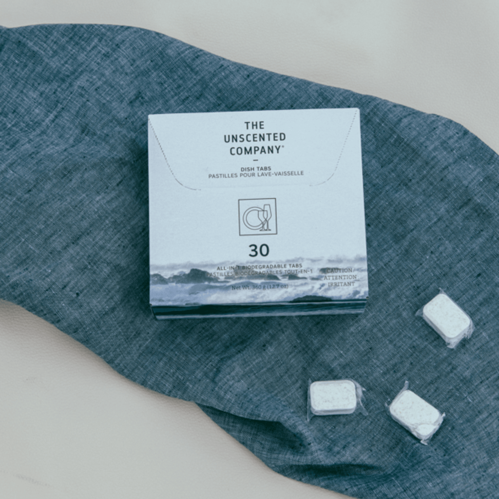 The Unscented Company - Ecodesigned Dish Tabs - 30 tabs