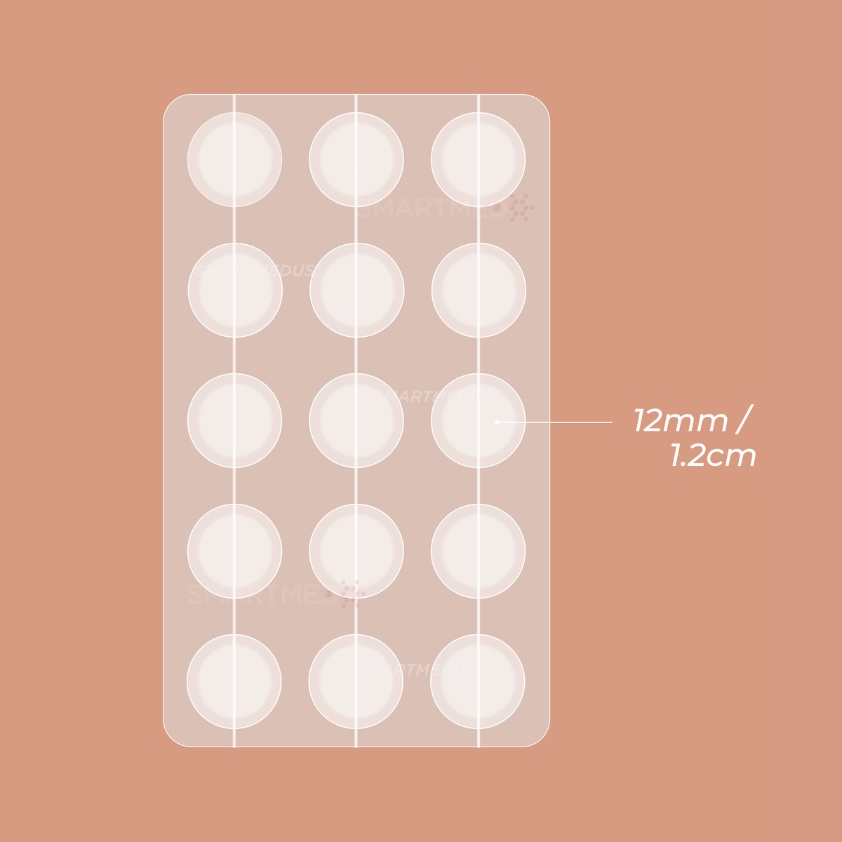 SMARTMED - Smart Cold Sore Treatment Patch with Honey