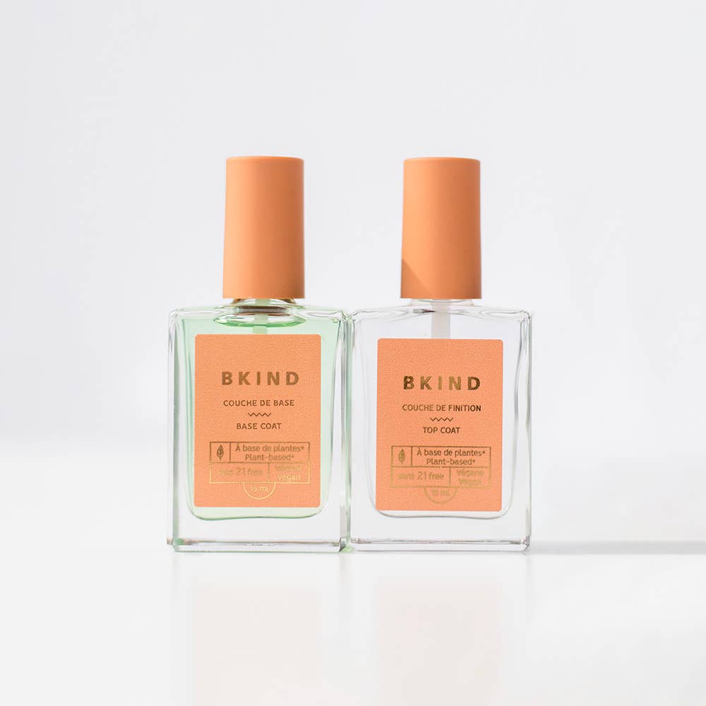 BKIND - Manicure Pack - Nail Polish Duo - Base and top coats