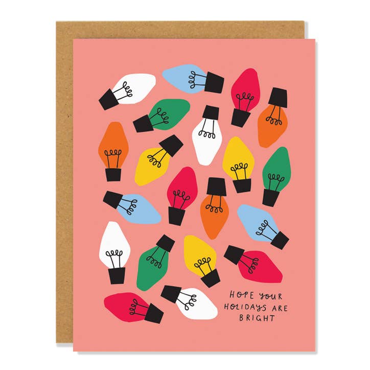 Badger & Burke - Christmas Lights - Greeting Card