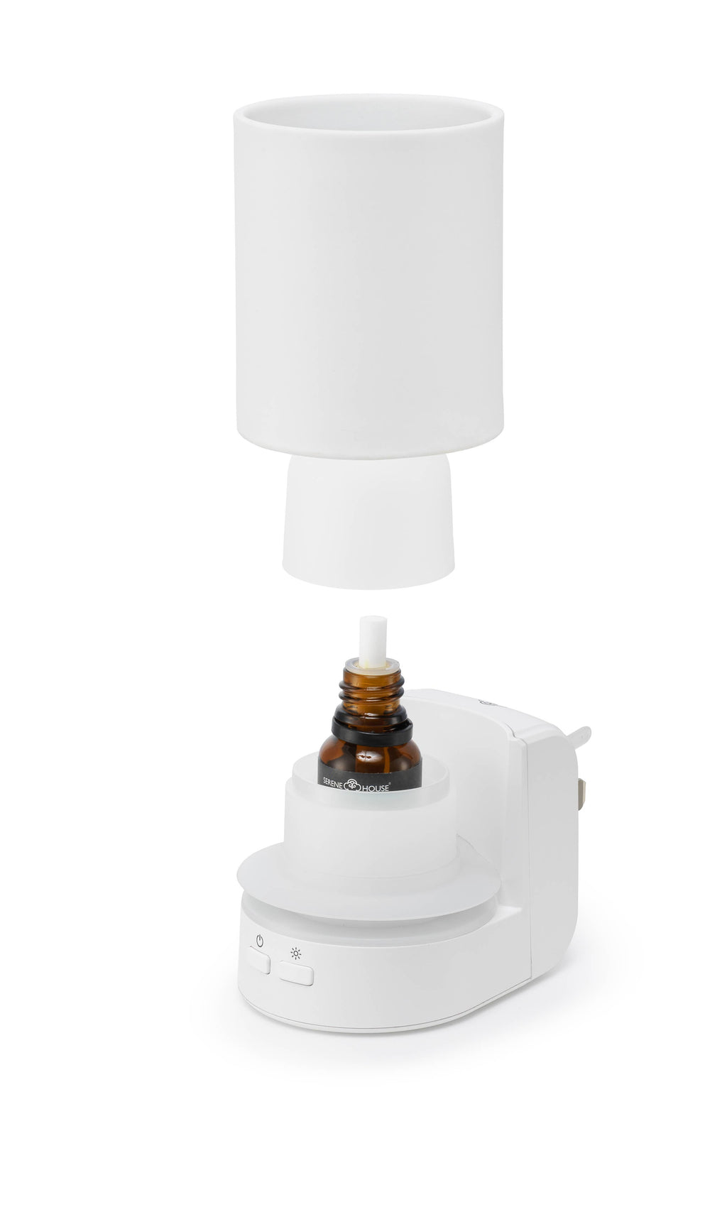 SERENE HOUSE - Pure White Ceramic Essential Oil Wall-Plug