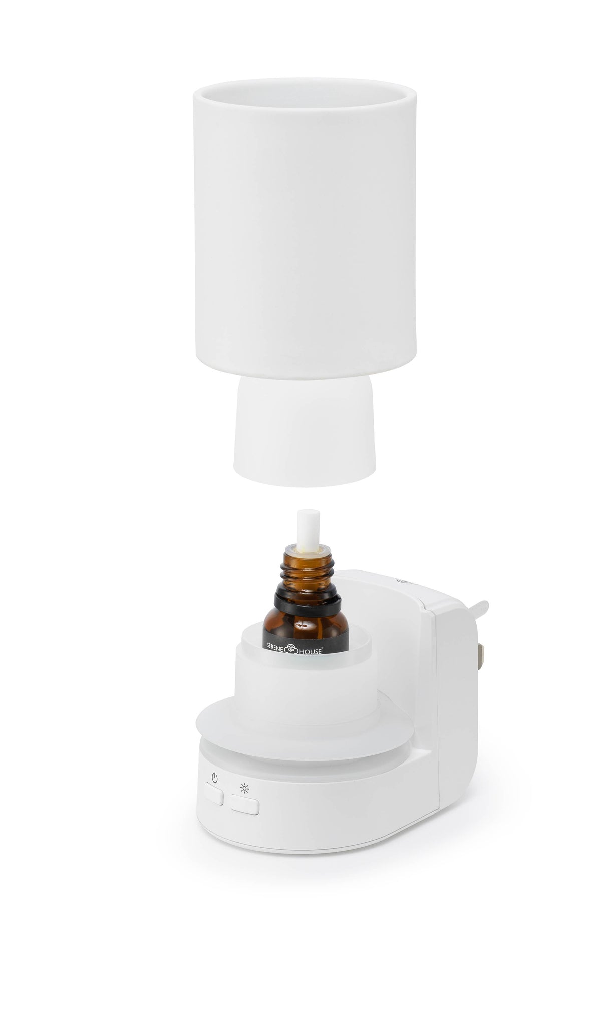SERENE HOUSE - Pure White Ceramic Essential Oil Wall-Plug