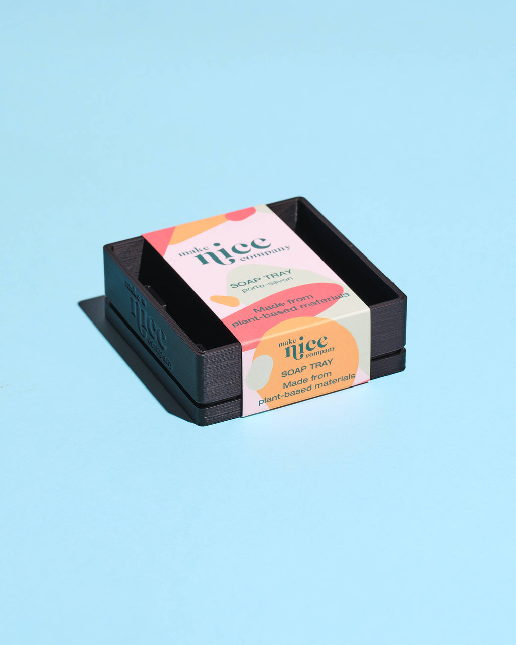 Make Nice Company - Soap Tray [Plant-based]: Black / Regular