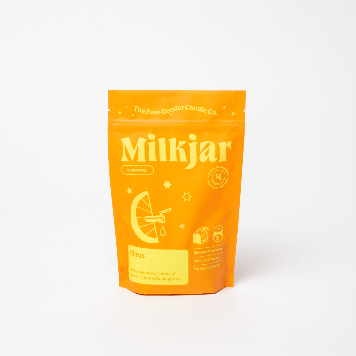 Milk Jar Candle Co. - Citrus Essential Oil Shower Steamers