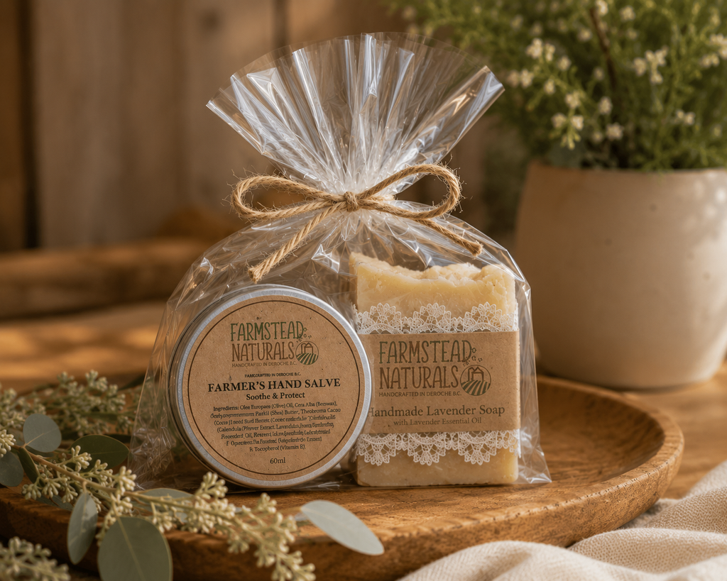 Farmstead Naturals - Soap & Body Care Gift Set | Farmstead Naturals: Rose Geranium