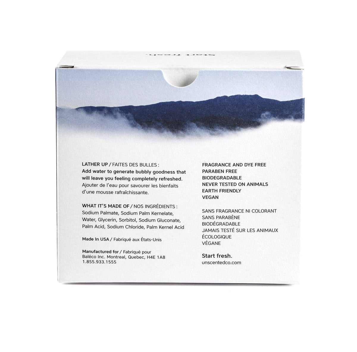 The Unscented Company - Soap Bar - Box of 5