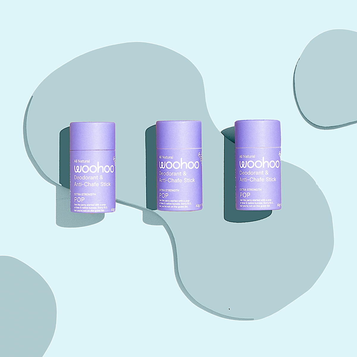 Woohoo Body - Woohoo Deodorant & Anti-Chafe Stick (Pop) 60g