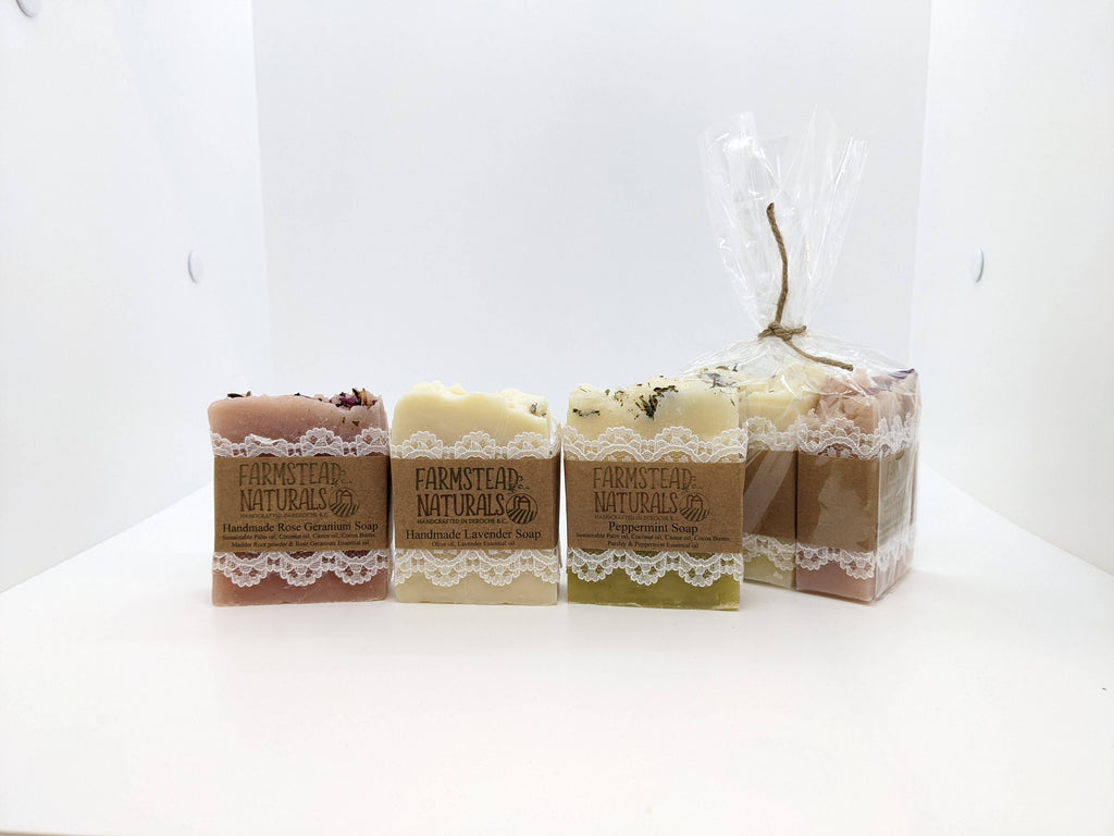 Farmstead Naturals - 3-Bar Artisan Soap Gift Pack Farmstead Naturals