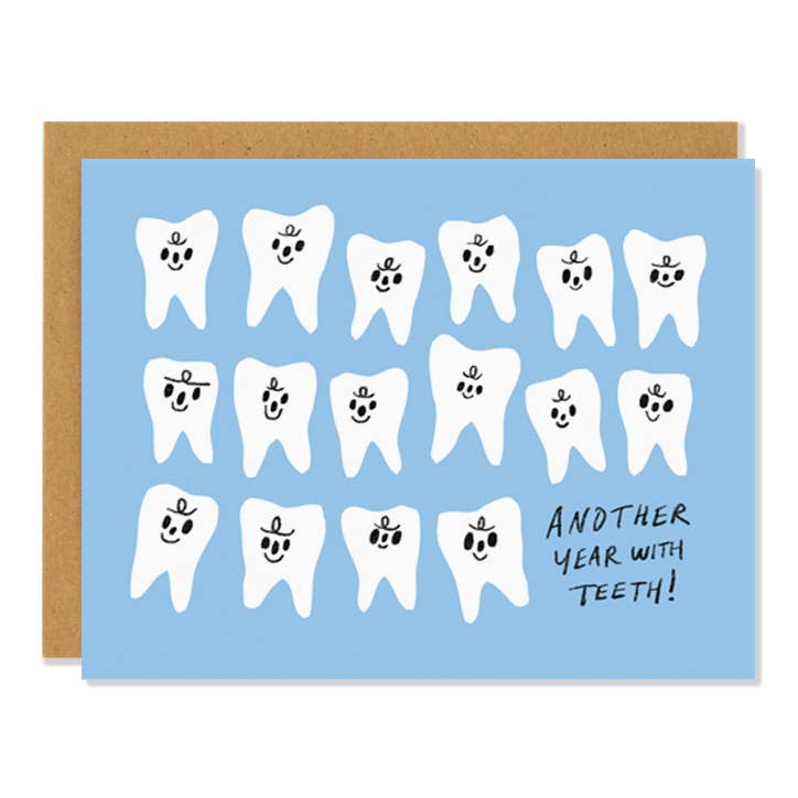 Badger & Burke - Toothy Birthday - Greeting Card
