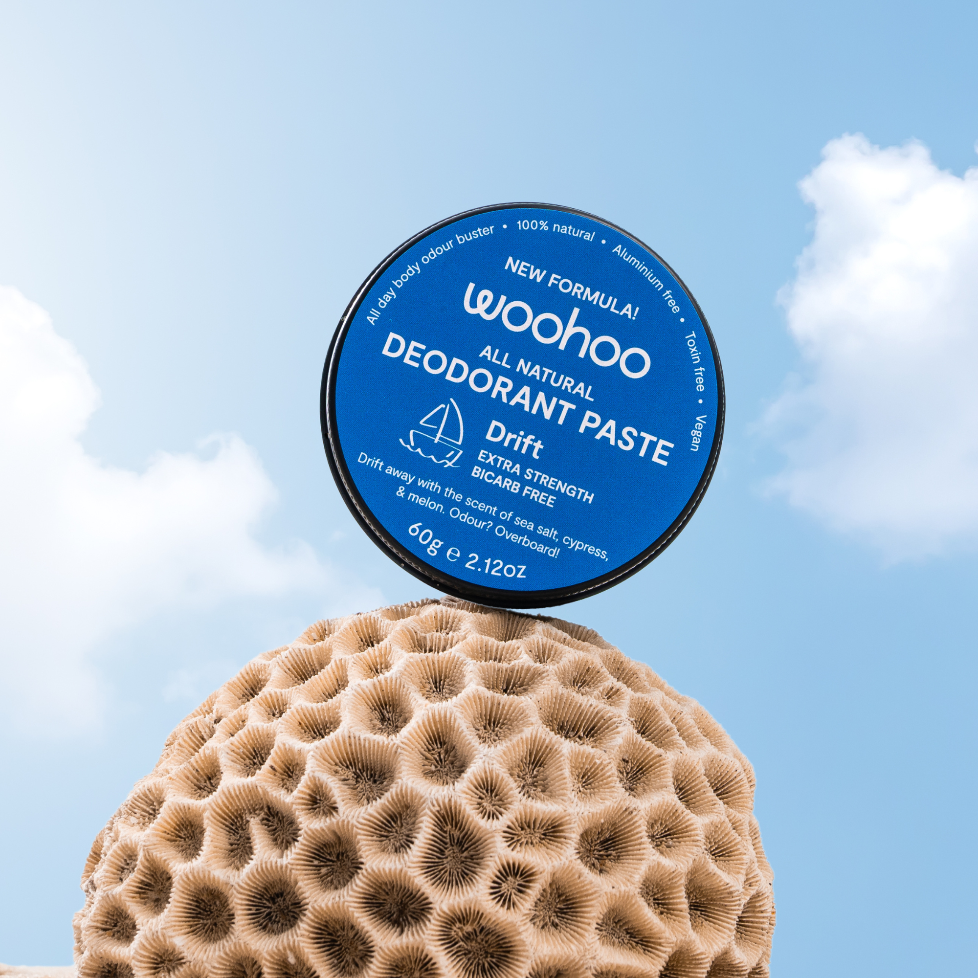 Woohoo Body - Woohoo All Natural Deodorant Paste (Drift) 60g