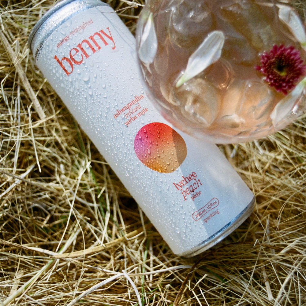 Benny - Peach Lychee Yerba Mate Energy Drink