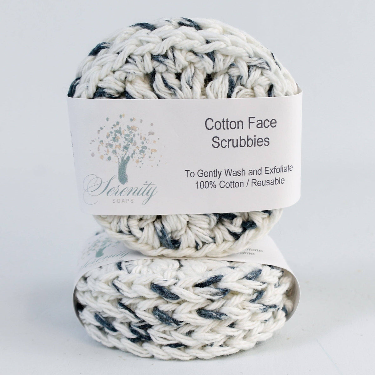 Serenity Soaps - Cotton Face Scrubbies: Autumn