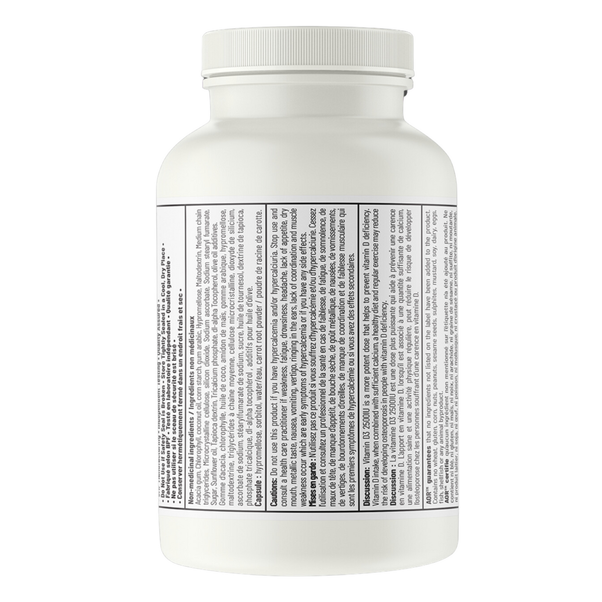 AOR Vitamin D3 2500 IU