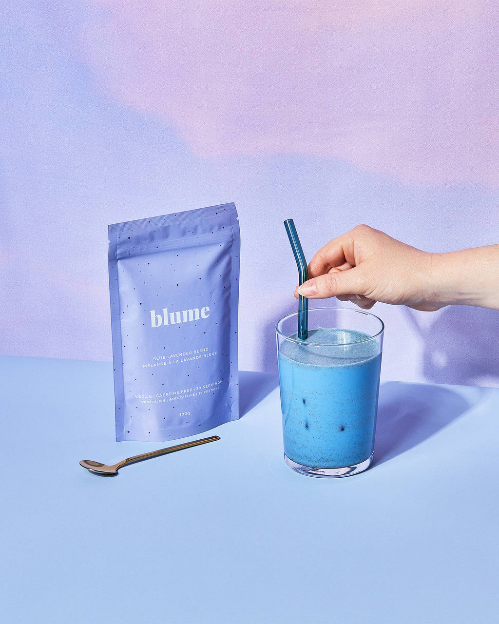 Blume - Superfood Latte Powder, Blue Lavender