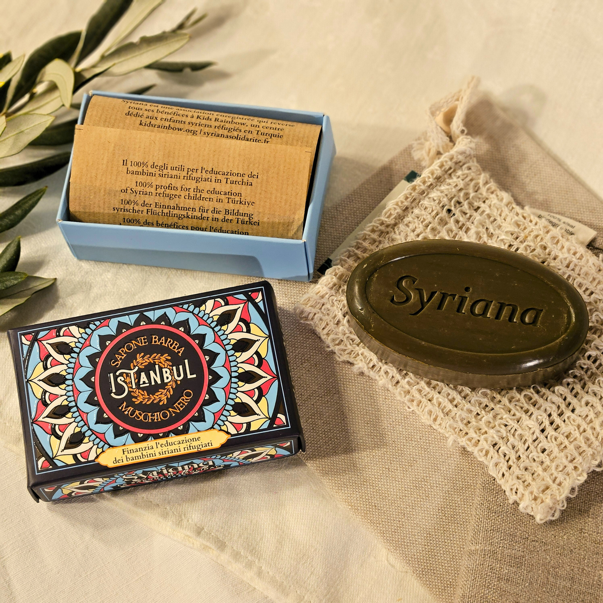 Syriana - Orient Scent Aleppo Soap, Olive & Laurel 100% profit donated: Mix of all 3