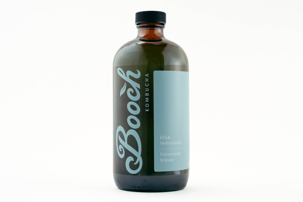 Booch Organic Kombucha + Moonbrew by Booch - Blue Lemonade Kombucha
