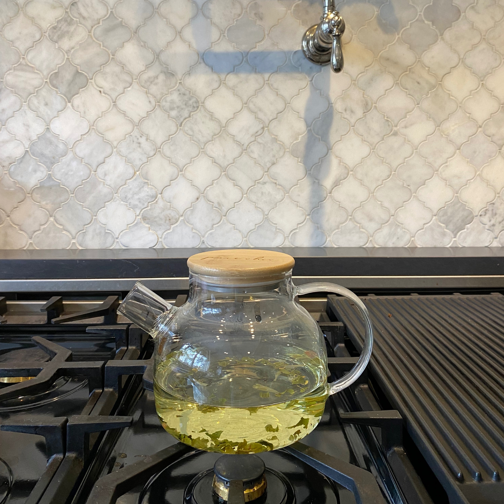 Pure Chic | Natural Home - Glass Teapot/Kettle - 4 Cup Size